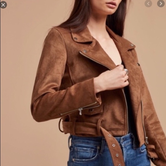 aritzia suede jacket